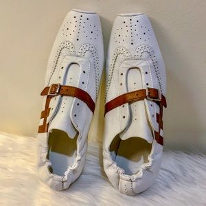 Hogan Progetto White Leather Sneakers 🇮🇹 SZ 39